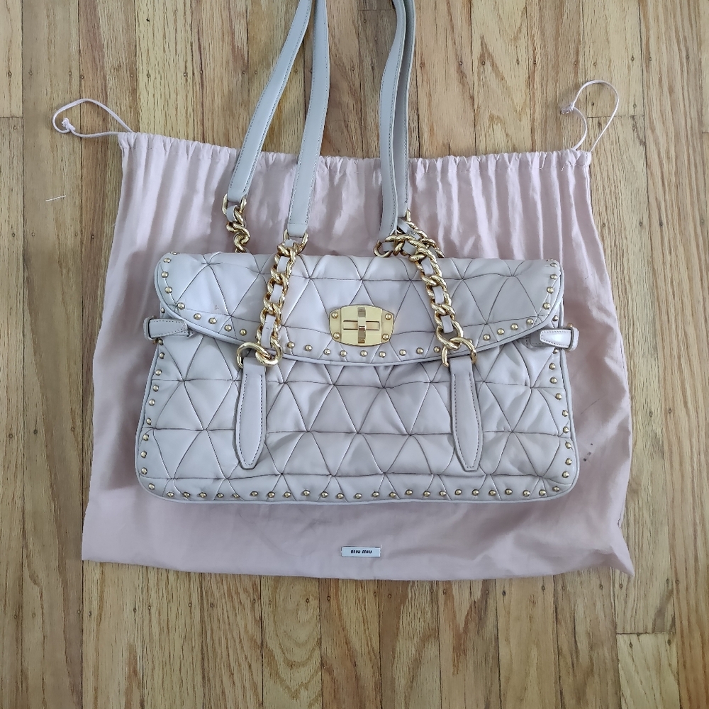 GUC Miu Miu Shopping Pattina Bag - Calce